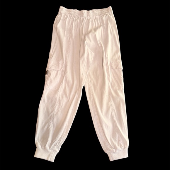 NEW Alice + Olivia Women's Neta Cargo Pants in White Size Medium - Picture 9 of 14